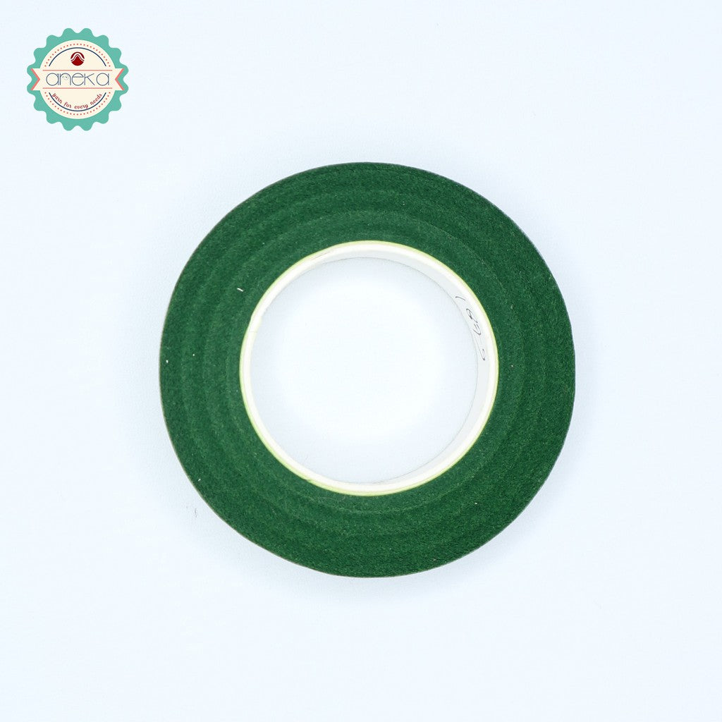 ANEKA - Floral Flower tape / selotip bunga / daun warna warni 30yard