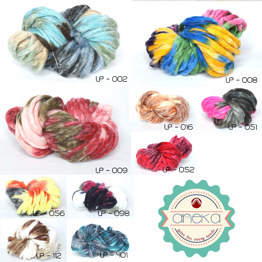 KATALOG - Benang Wol / Wool Ekstra Tebal Sembur - LOOPY YARN MIX