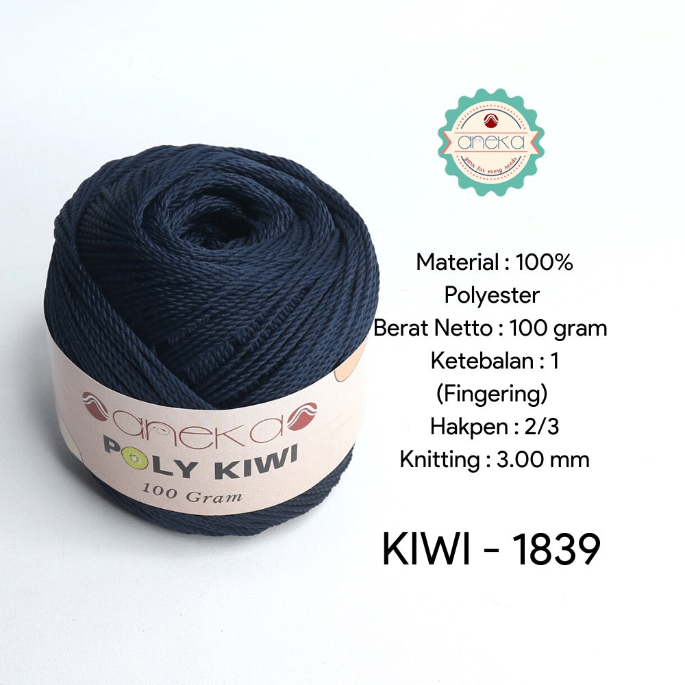 KATALOG - Benang Rajut Poli / Poly Kiwi Yarn - PREMIUM - Part 1