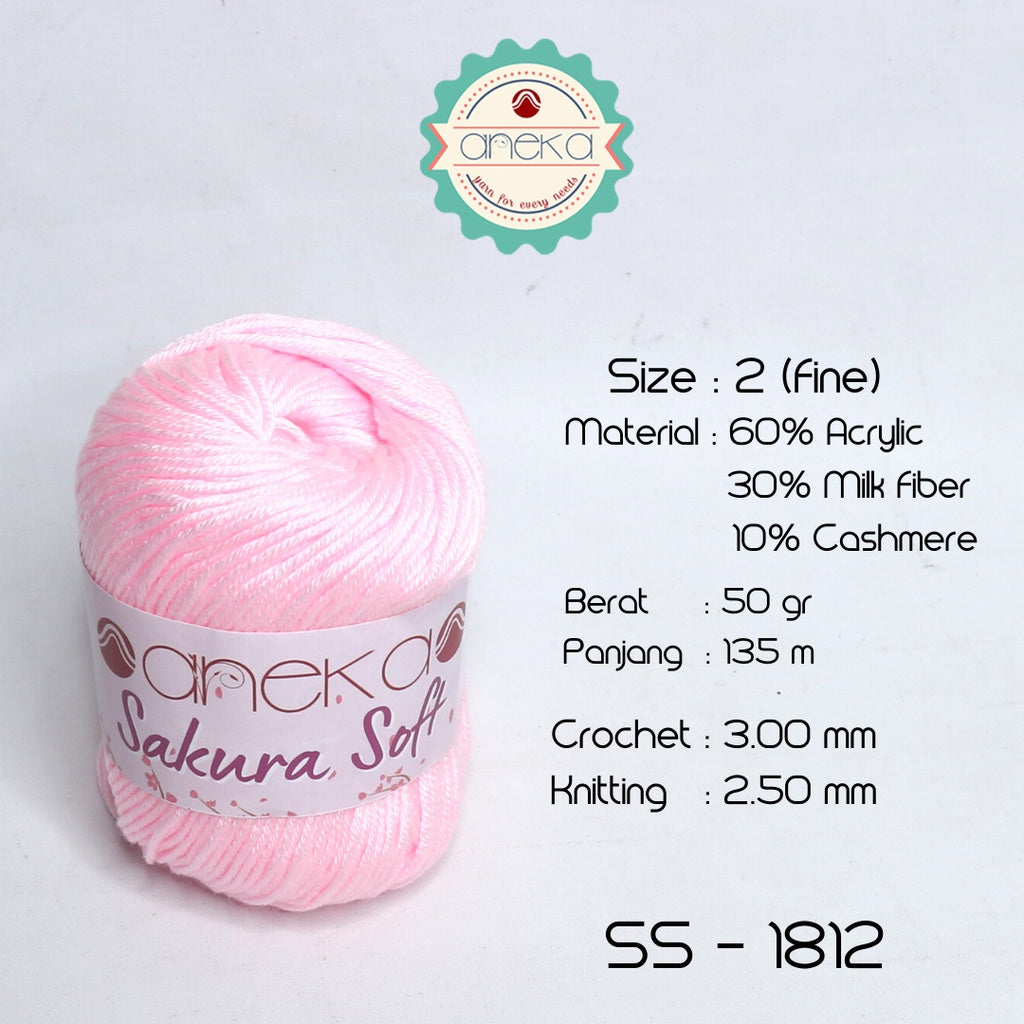 KATALOG - Benang Rajut Sakura Soft / Silk Cotton Milk Cotton Yarn Part 2