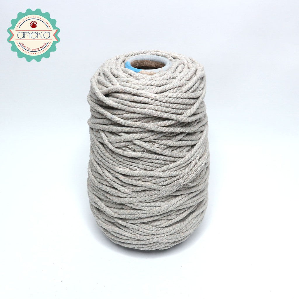 KATALOG - Benang Tali katun / tali macrame makrame warna warni 500 gr / 4mm