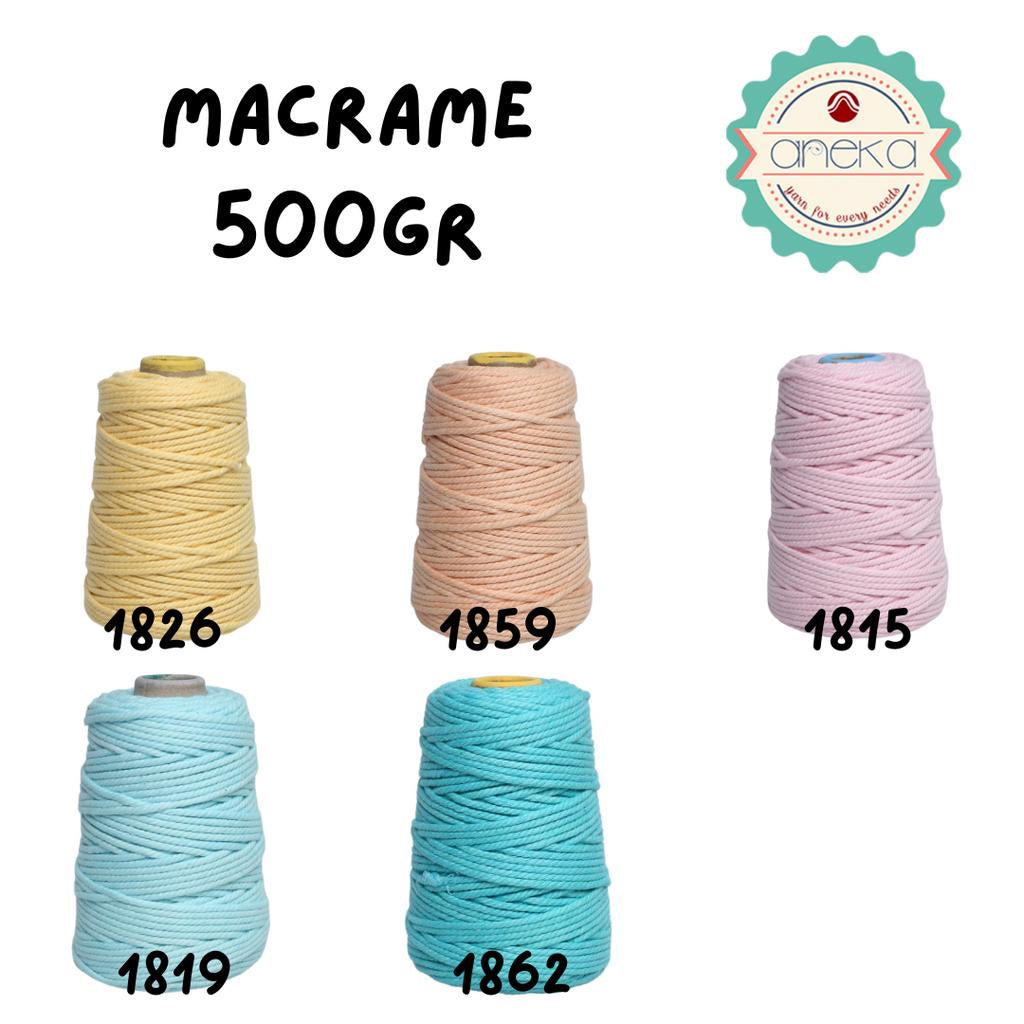 CATALOG - Cotton rope / colorful macrame rope 500 gr / 4mm