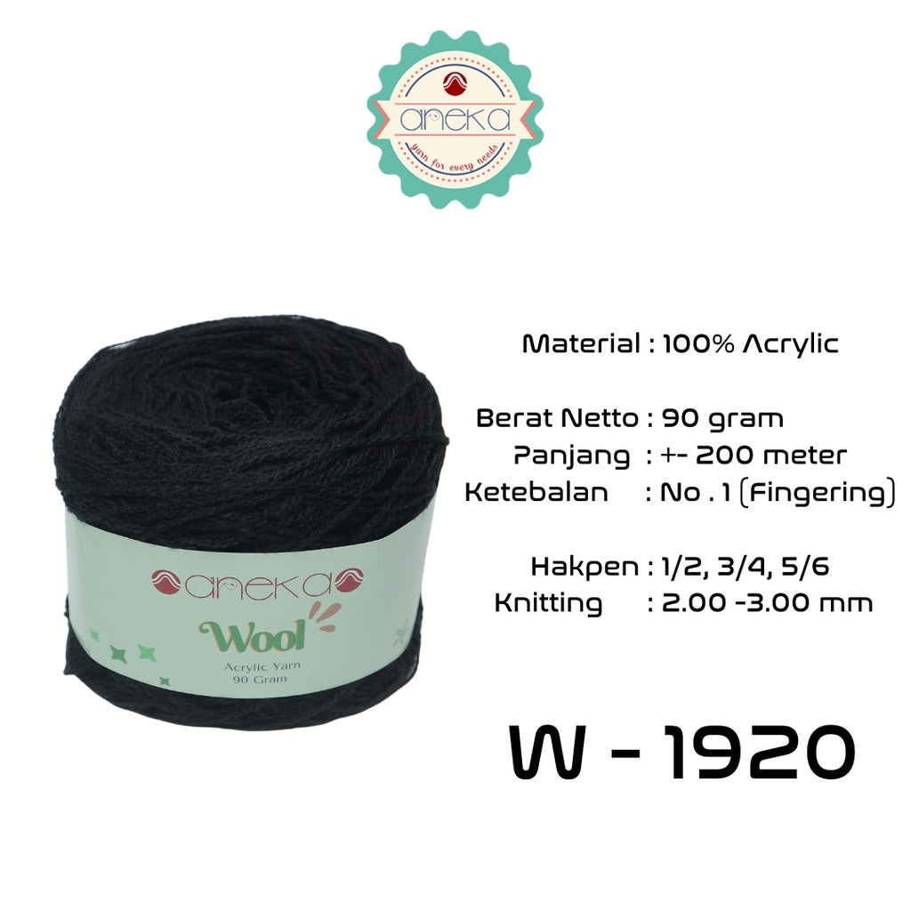 KATALOG - Benang Rajut Wool / Wol / Siet Yarn 90 gram - PART 1