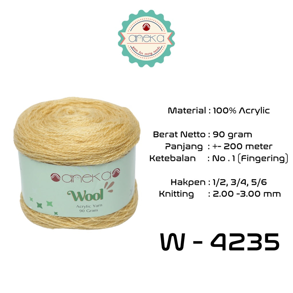 KATALOG - Benang Rajut Wool / Wol / Siet Yarn 90 gram - PART 1