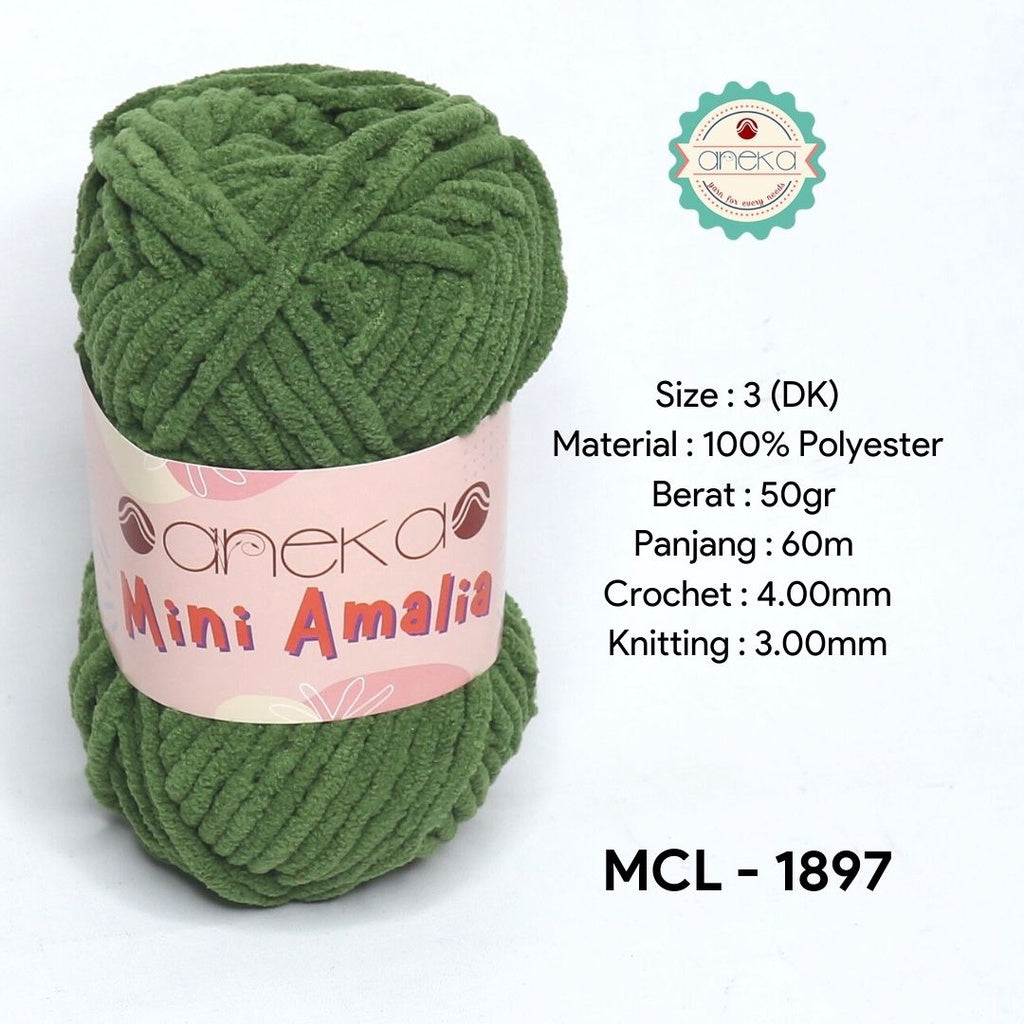 KATALOG - Benang Rajut Mini Amalia / Small Chenille Yarn