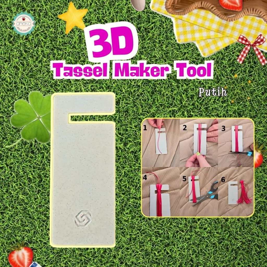 ANEKA - 3D Print Tassel Maker Tool / Alat Bantu Pembuat Rawis