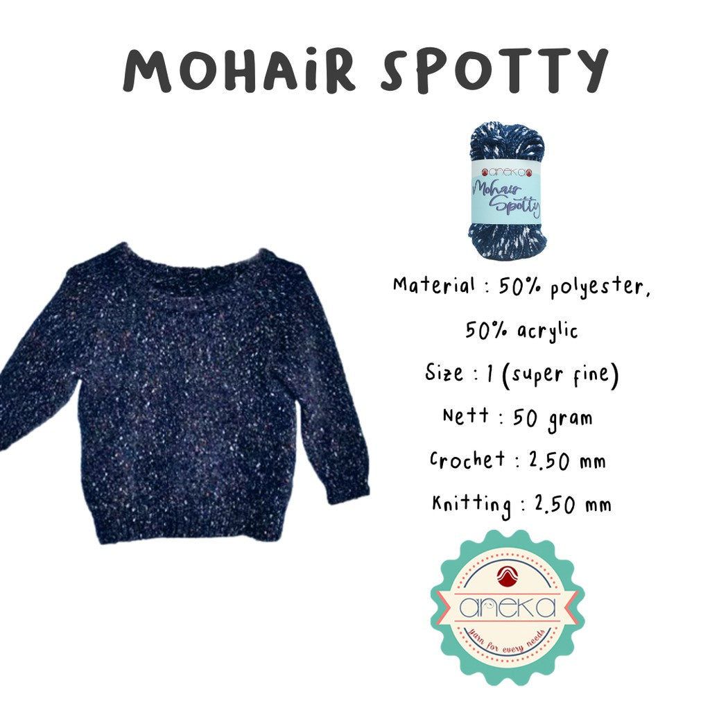 CATALOG - Spotty Cotton Mohair Knitting Yarn / Spotty Angora Yarn PART 1