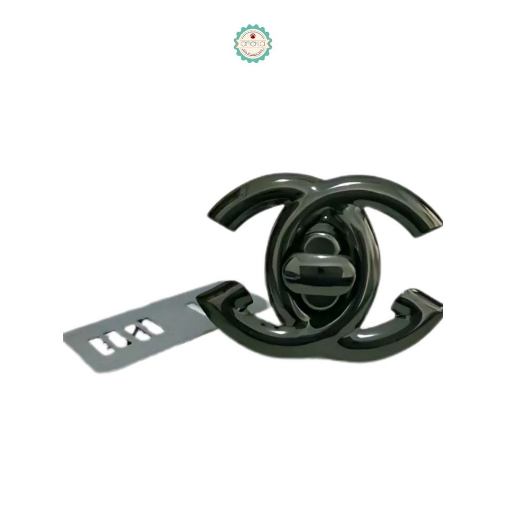 KATALOG - Kancing Putar / Kunci Putar Besi Emas,Silver,Hitam - PCS