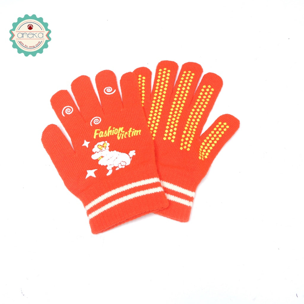 ANEKA - Sarung Tangan Rajut Anak / Remaja Karakter Bergambar