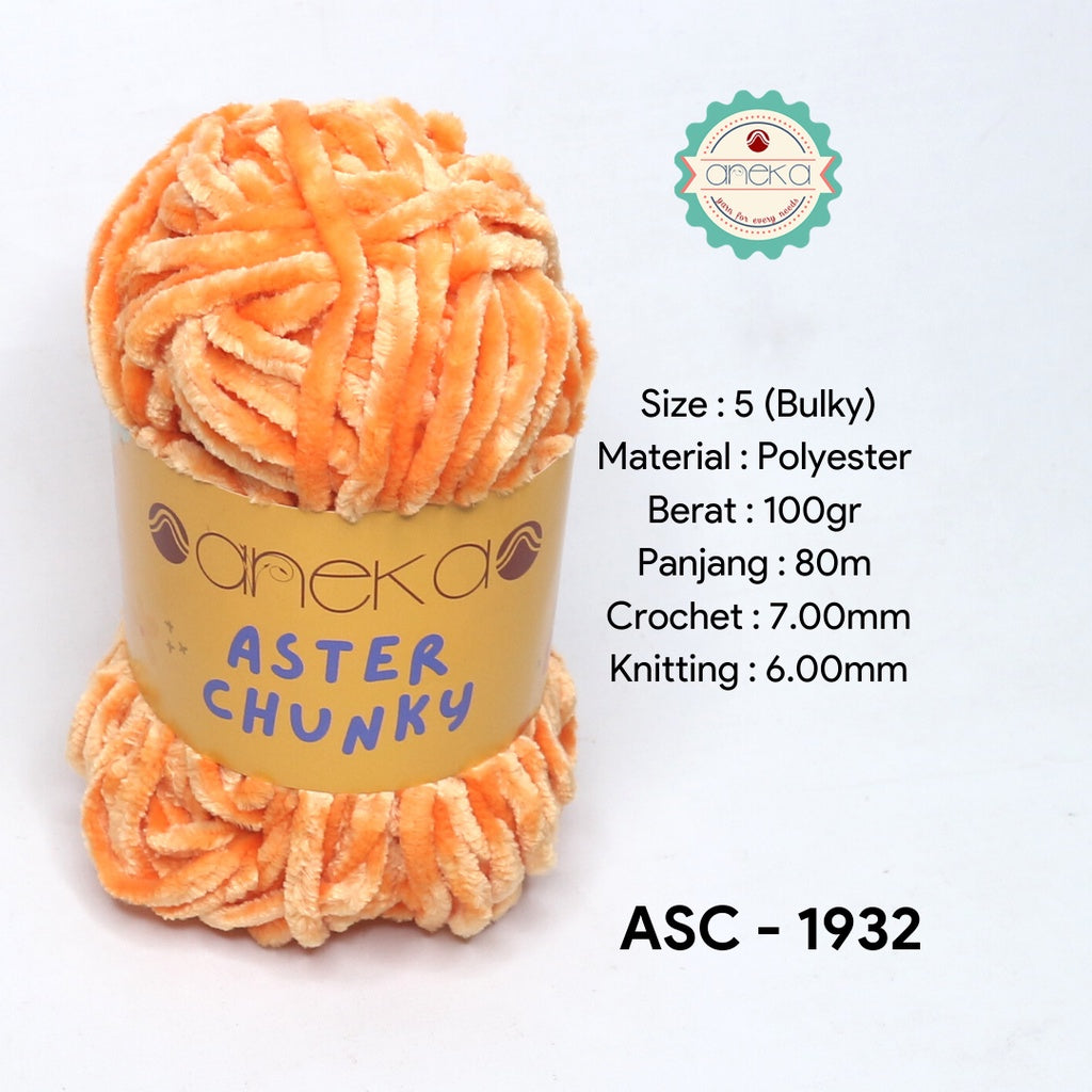 KATALOG - Benang Rajut Bludru Aster CHUNKY / Velvet Knitting Yarn