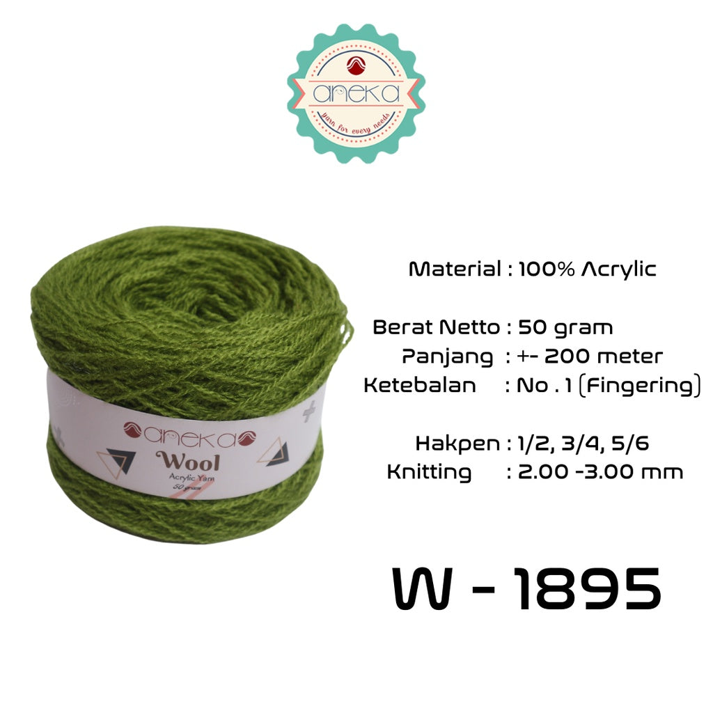 KATALOG - Benang Rajut Wool / Wol / Siet Yarn 30 dan 50 gram - PART 2