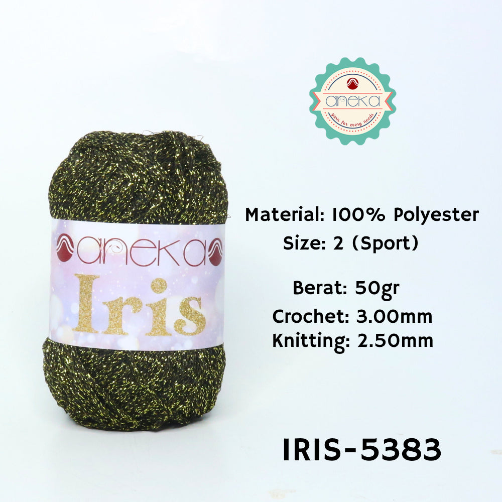 KATALOG - Benang Rajut Iris Glitter / Crochet Knitting Yarn