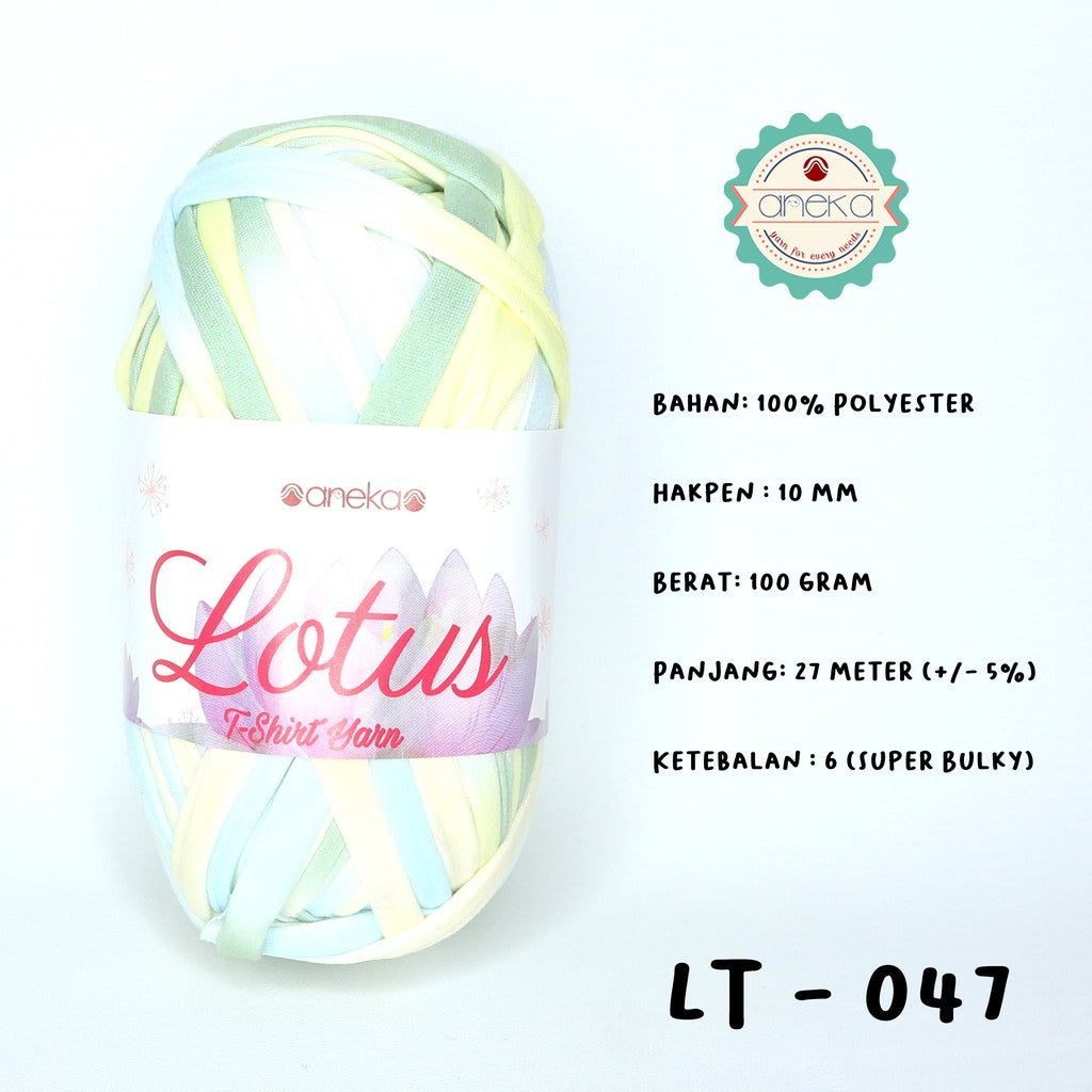 KATALOG - Benang Rajut Lotus Sembur / TShirt / Kaos Yarn Sembur Part 3