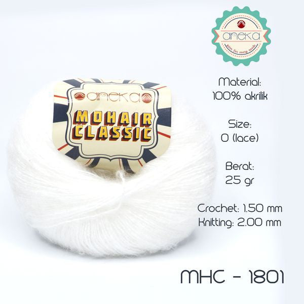 KATALOG - Benang Rajut Katun Mohair Classic / Mohair Polos / Benang Angora PART 1