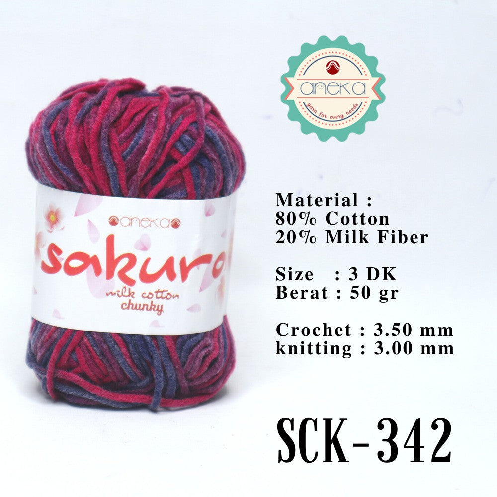 CATALOG - Sakura Milk Cotton Chunky Mix Sembur Mix Cotton Knitting Yarn PART 3