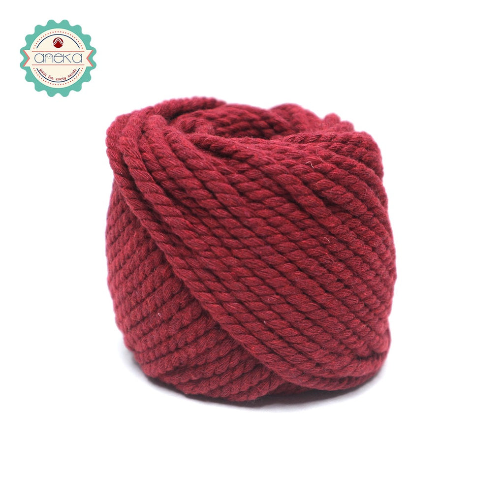 KATALOG - Benang Tali katun/tali macrame makrame warna 100 Gr - 4mm