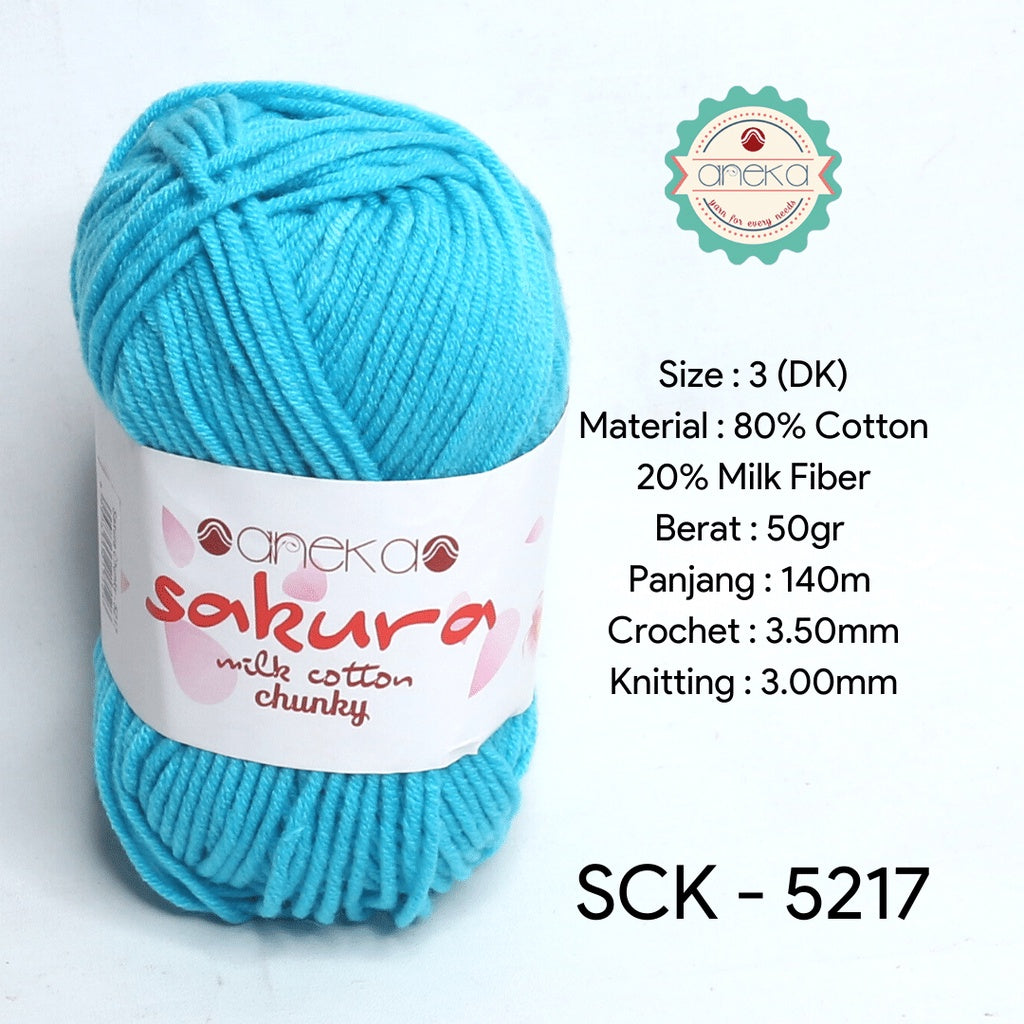 KATALOG - Benang Rajut Katun Susu Sakura Milk Cotton Chunky PART 1