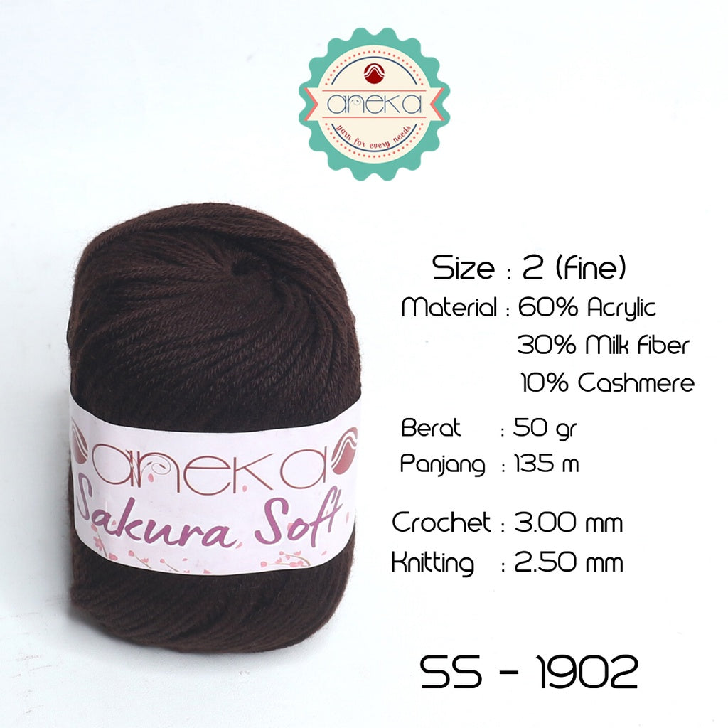 KATALOG - Benang Rajut Sakura Soft / Silk Cotton Milk Cotton Yarn Part 1