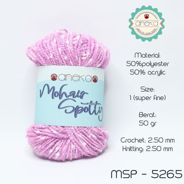 CATALOG - Spotty Cotton Mohair Knitting Yarn / Spotty Angora Yarn PART 1