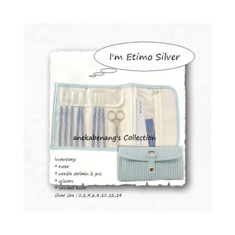 Tulip - ETIMO Steel Lavender Lace (SILVER) - SET