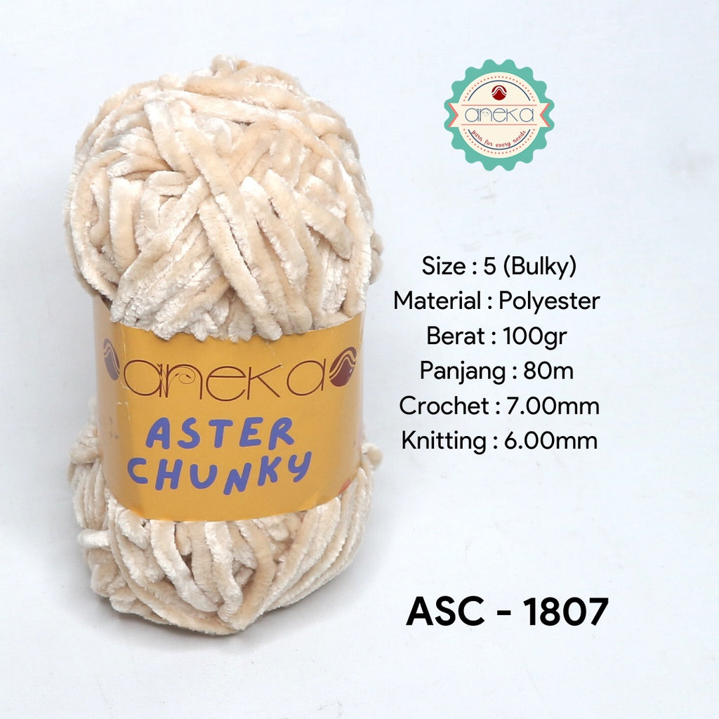 KATALOG - Benang Rajut Bludru Aster CHUNKY / Velvet Knitting Yarn