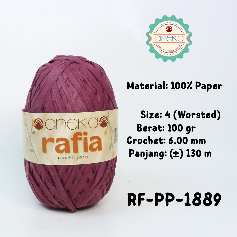 KATALOG - Benang Rajut Rafia / Raffia Paper Yarn