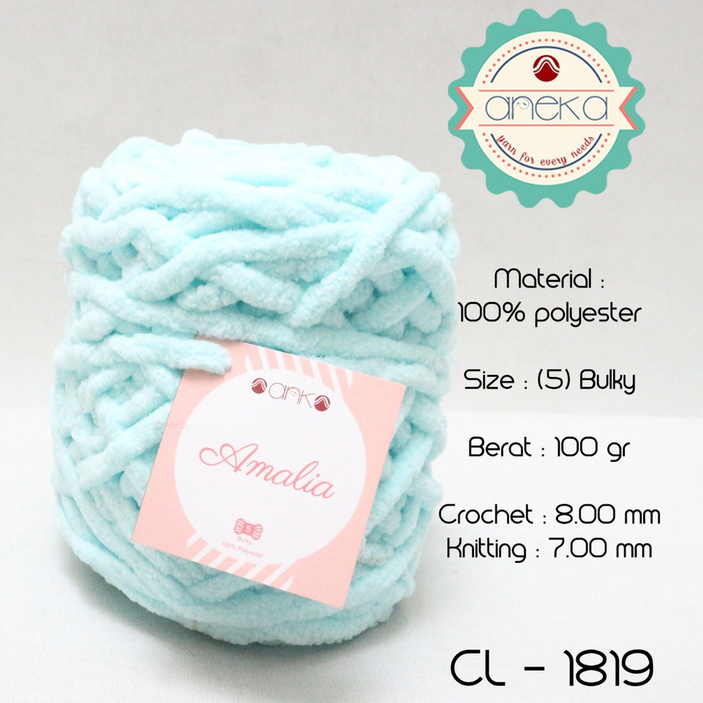 KATALOG - Benang Rajut Chenille Midi Amalia Yarn PART 1