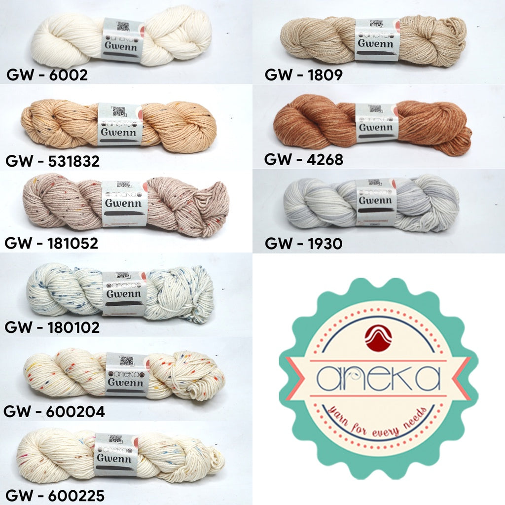 KATALOG - Benang Rajut Gwenn Yarn / Merino - Premium