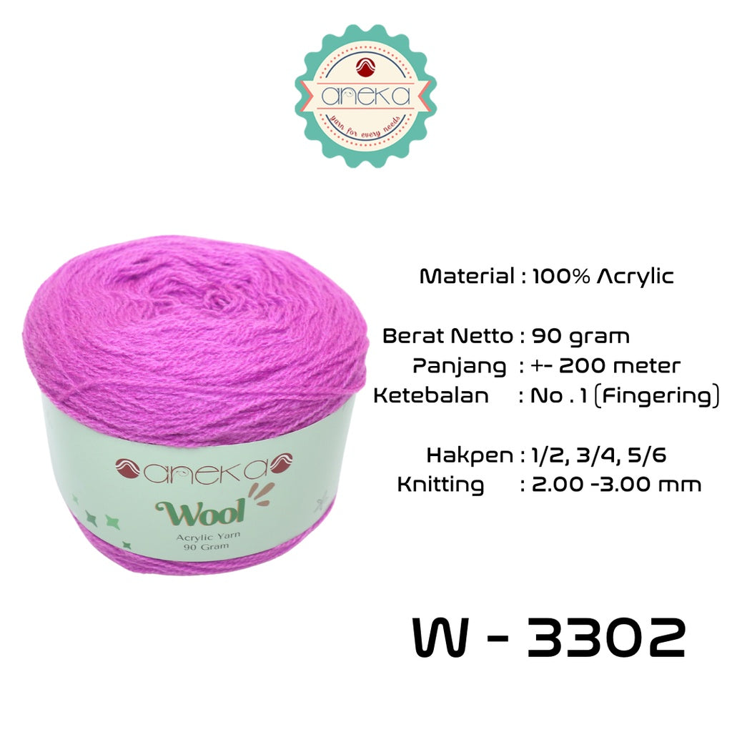 KATALOG - Benang Rajut Wool / Wol / Siet Yarn 90 gram - PART 3