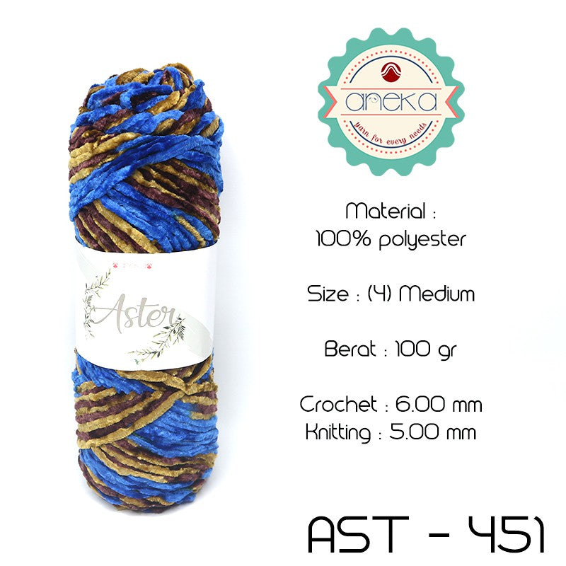 KATALOG - Benang Rajut Bludru ASTER MIX SEMBUR / Velvet Knitting Yarn PART 2