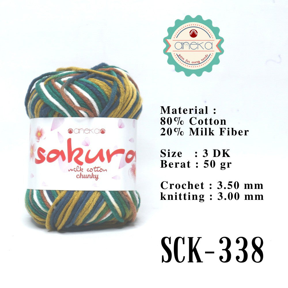 CATALOG - Sakura Milk Cotton Chunky Mix Sembur Mix Cotton Knitting Yarn PART 3