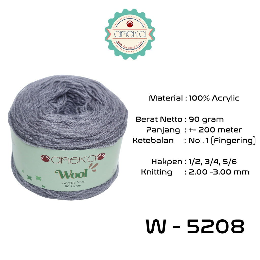 KATALOG - Benang Rajut Wool / Wol / Siet Yarn 90 gram - PART 2