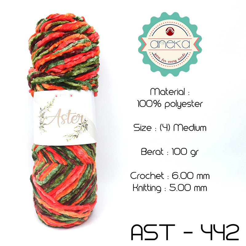 KATALOG - Benang Rajut Bludru ASTER MIX SEMBUR / Velvet Knitting Yarn PART 2