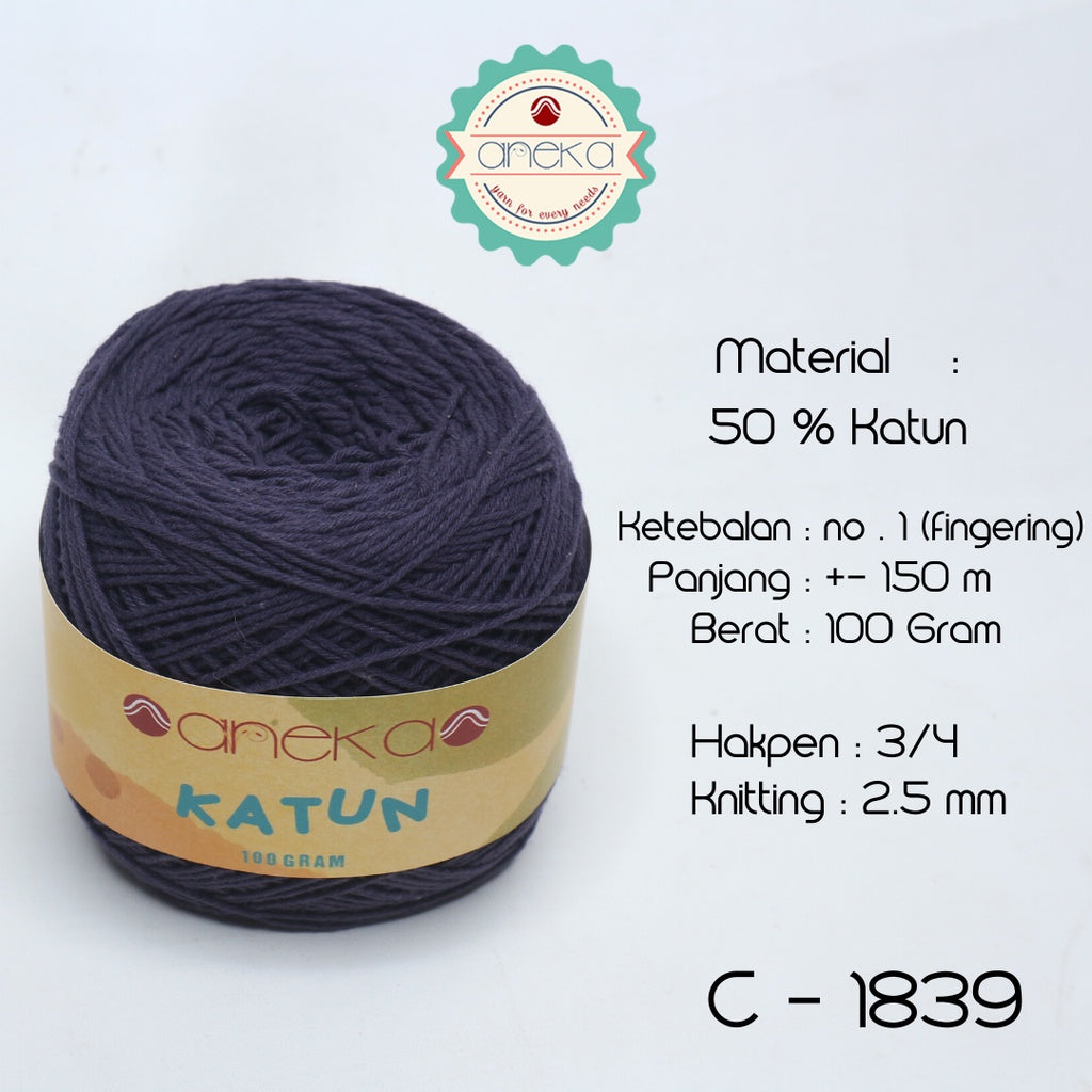 CATALOG - Plain Cotton Knitting Yarn Part 1