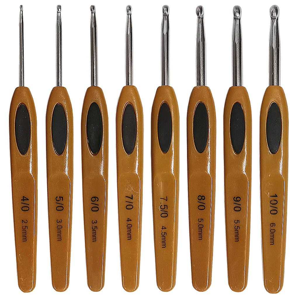 ANEKA - Hakpen / Alat Rajut Crochet Hook Clover Look A Like set