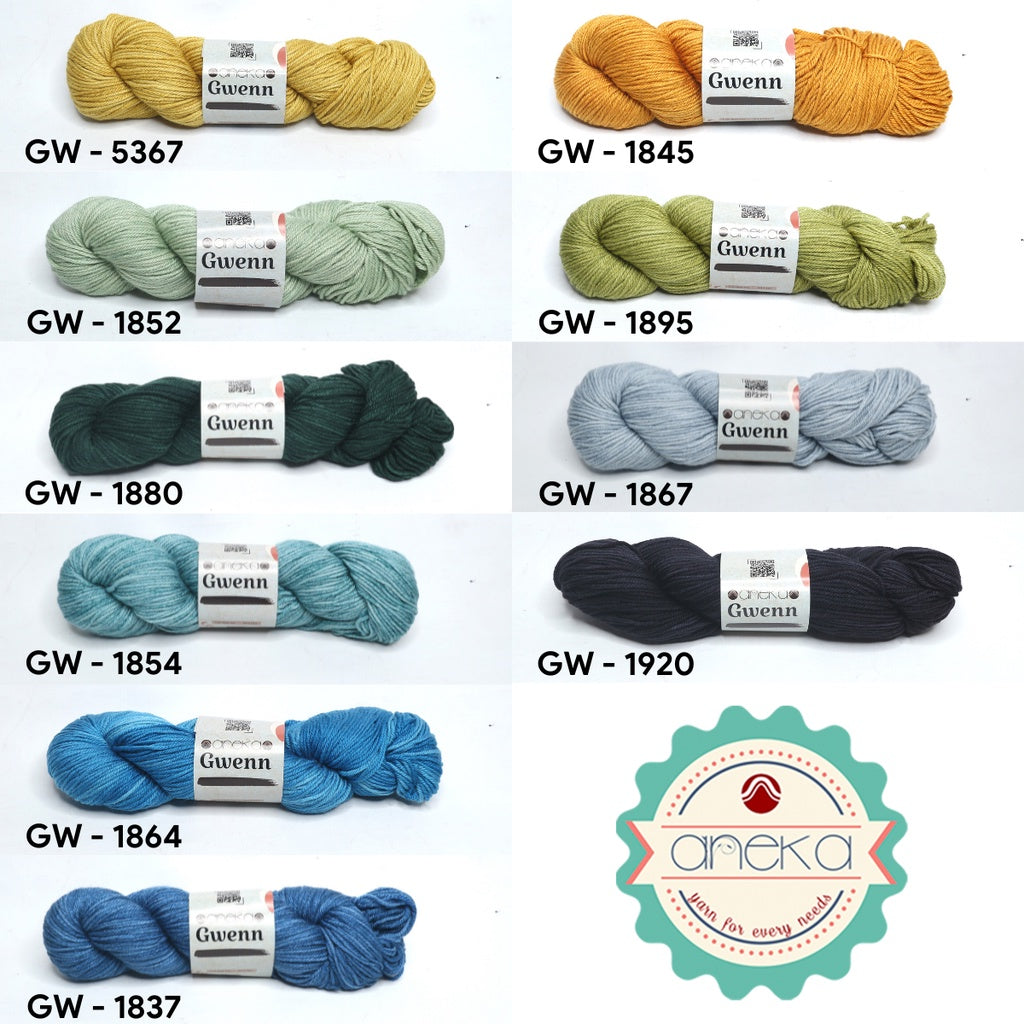 KATALOG - Benang Rajut Gwenn Yarn / Merino - Premium