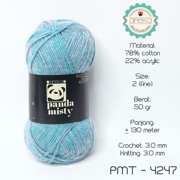 KATALOG - Benang Rajut Katun Panda Misty / Semprot Wol / Stonewashed Yarn - PART 2