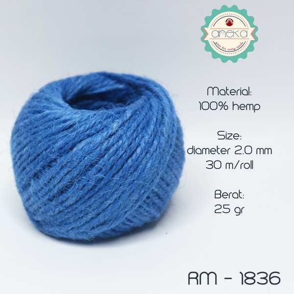 KATALOG - Tali Rami Warna Goni 25 gram 2ply / Jerami / Mendong / Pengikat Packing (+/- 30 meter)