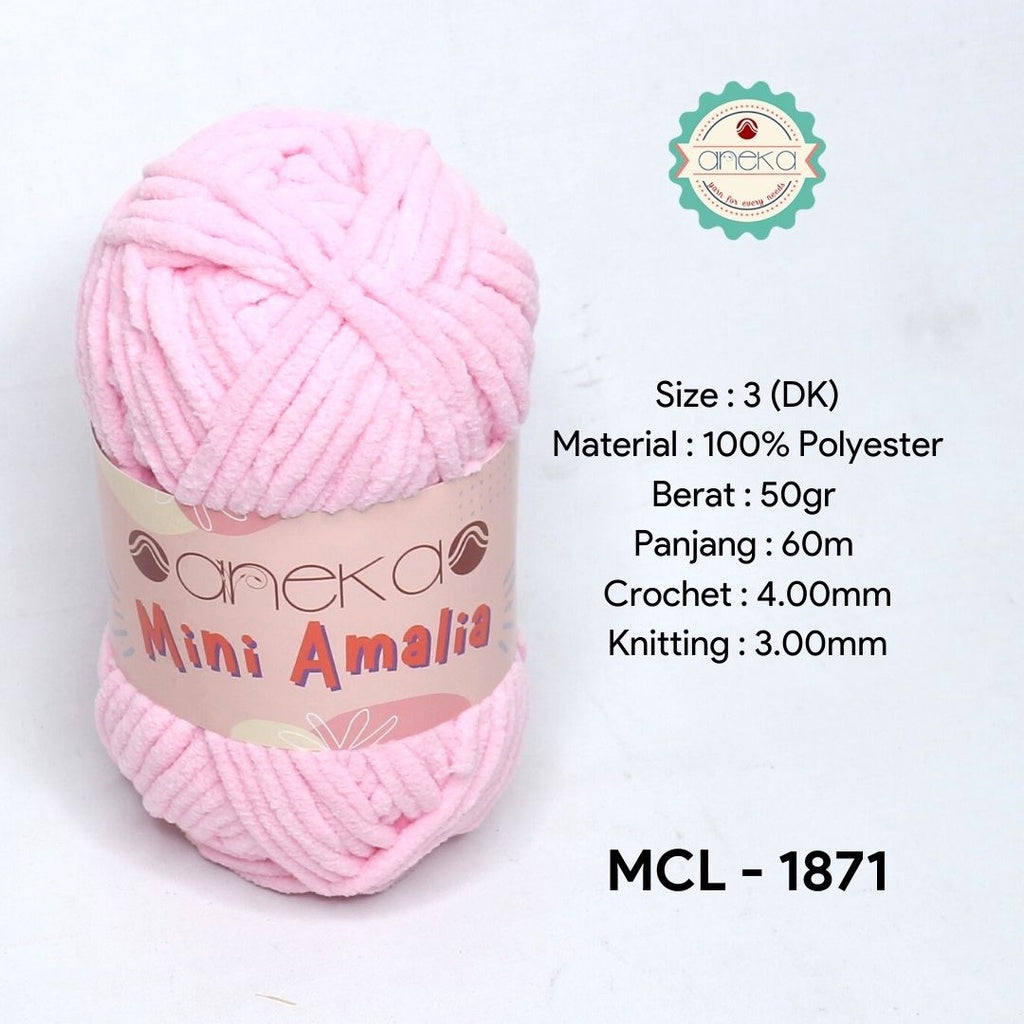 KATALOG - Benang Rajut Mini Amalia / Small Chenille Yarn