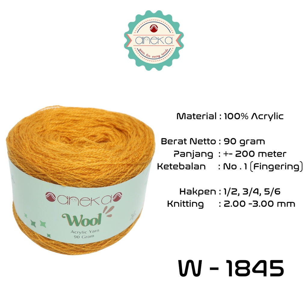KATALOG - Benang Rajut Wool / Wol / Siet Yarn 90 gram - PART 1