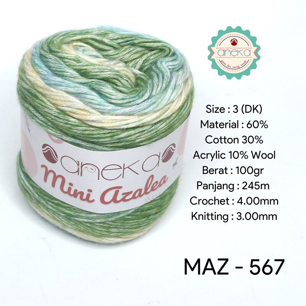 KATALOG - Benang Rajut Mini Azalea Yarn