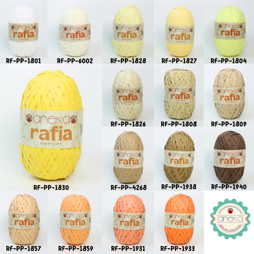 KATALOG - Benang Rajut Rafia / Raffia Paper Yarn