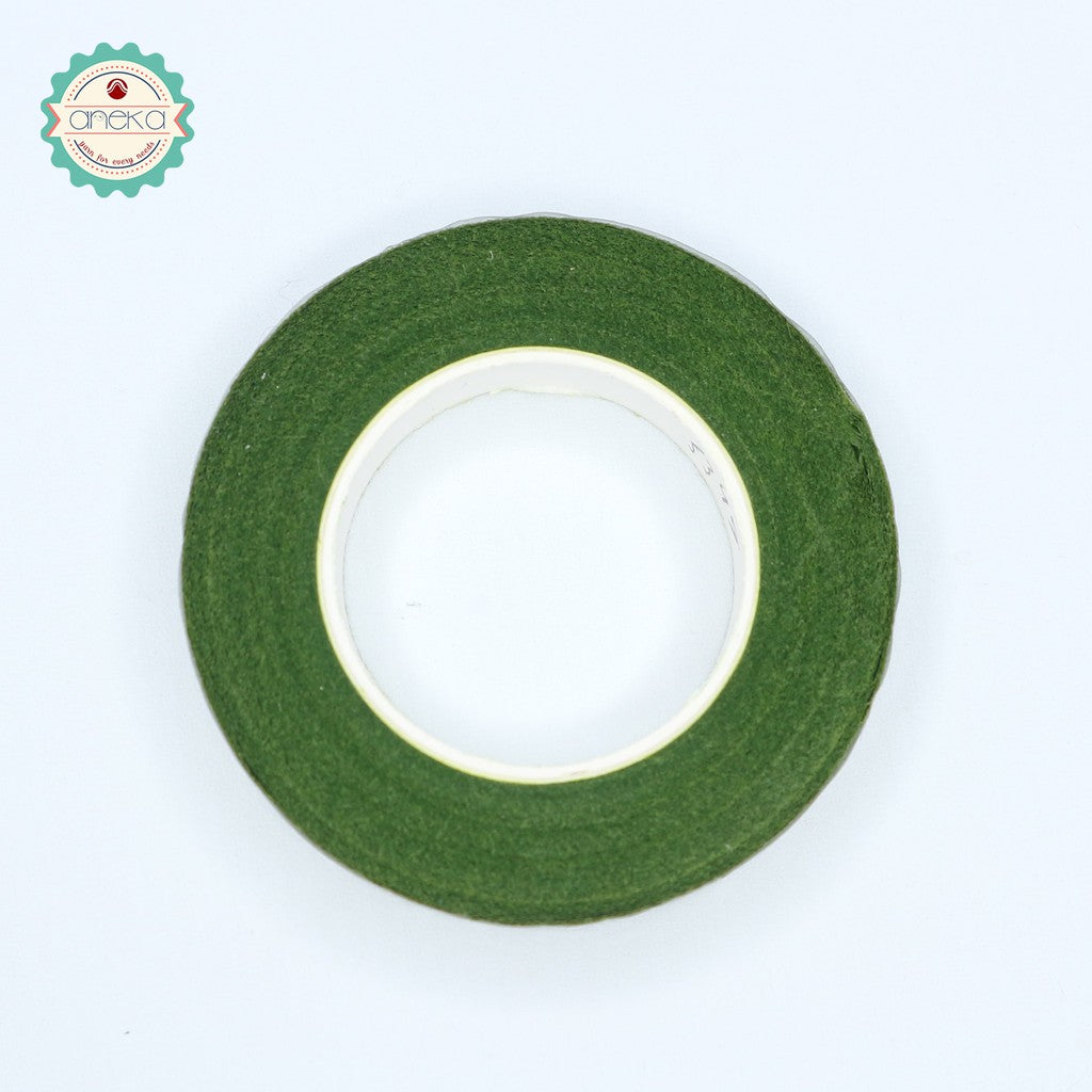 ANEKA - Floral Flower tape / selotip bunga / daun warna warni 30yard