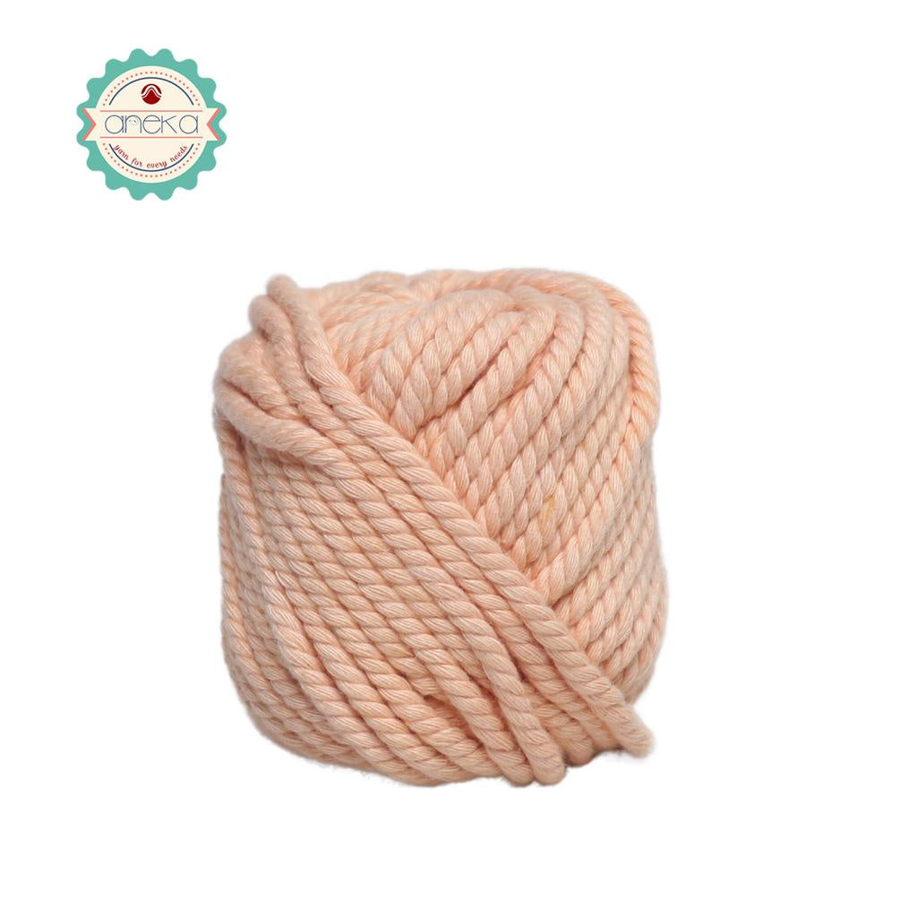 KATALOG - Benang Tali katun/tali macrame makrame warna 100 Gr - 4mm