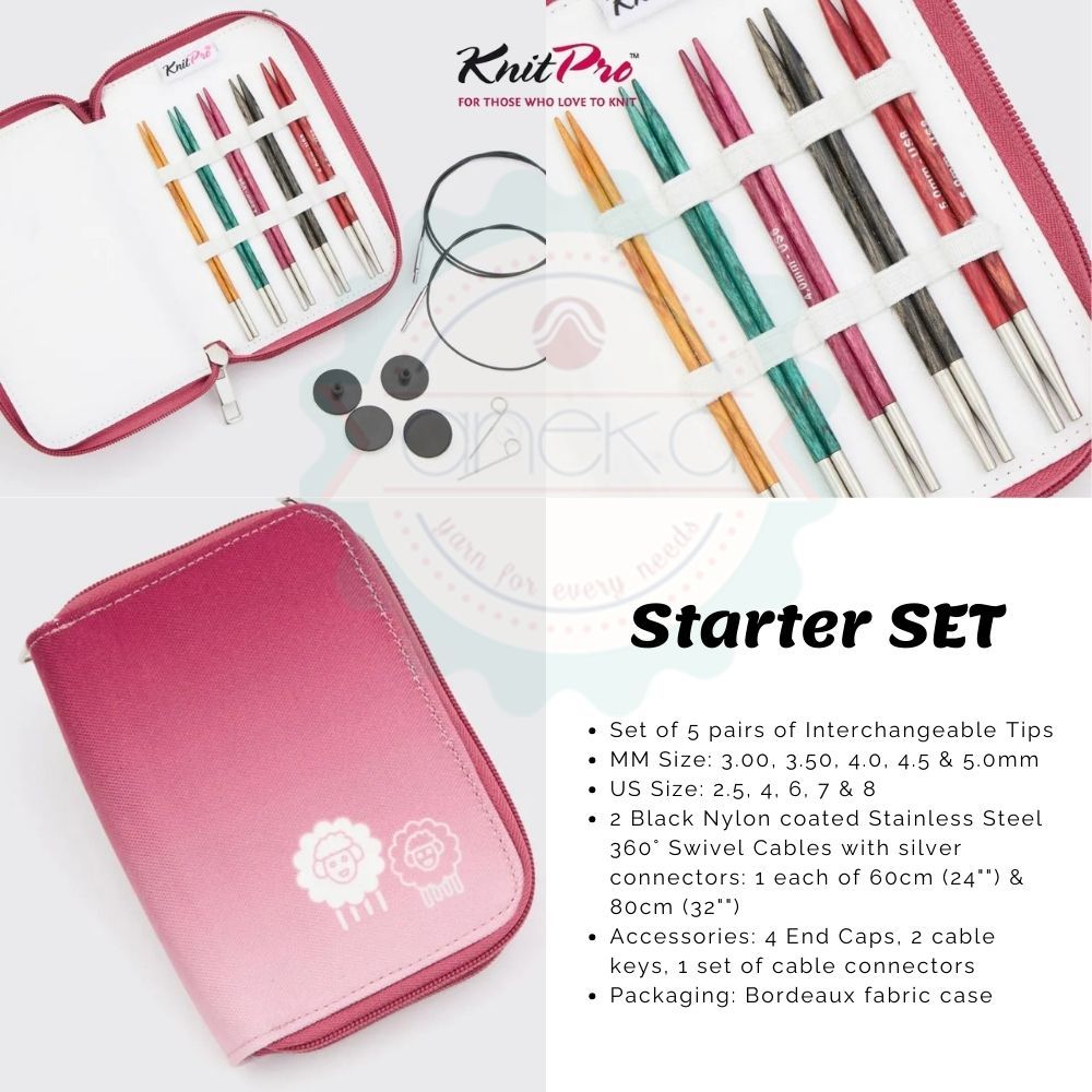 KnitPro - Symfonie Dreamz Normal Interchangeable Knitting Needle Sets - 13cm (5”)