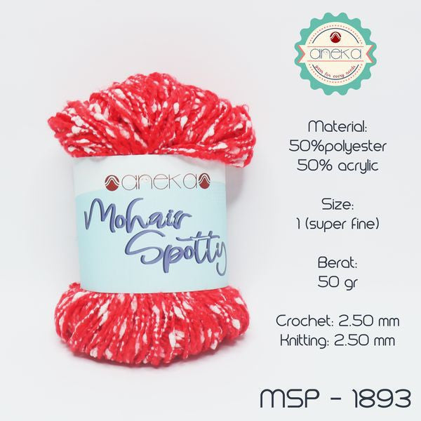 CATALOG - Spotty Cotton Mohair Knitting Yarn / Spotty Angora Yarn PART 1