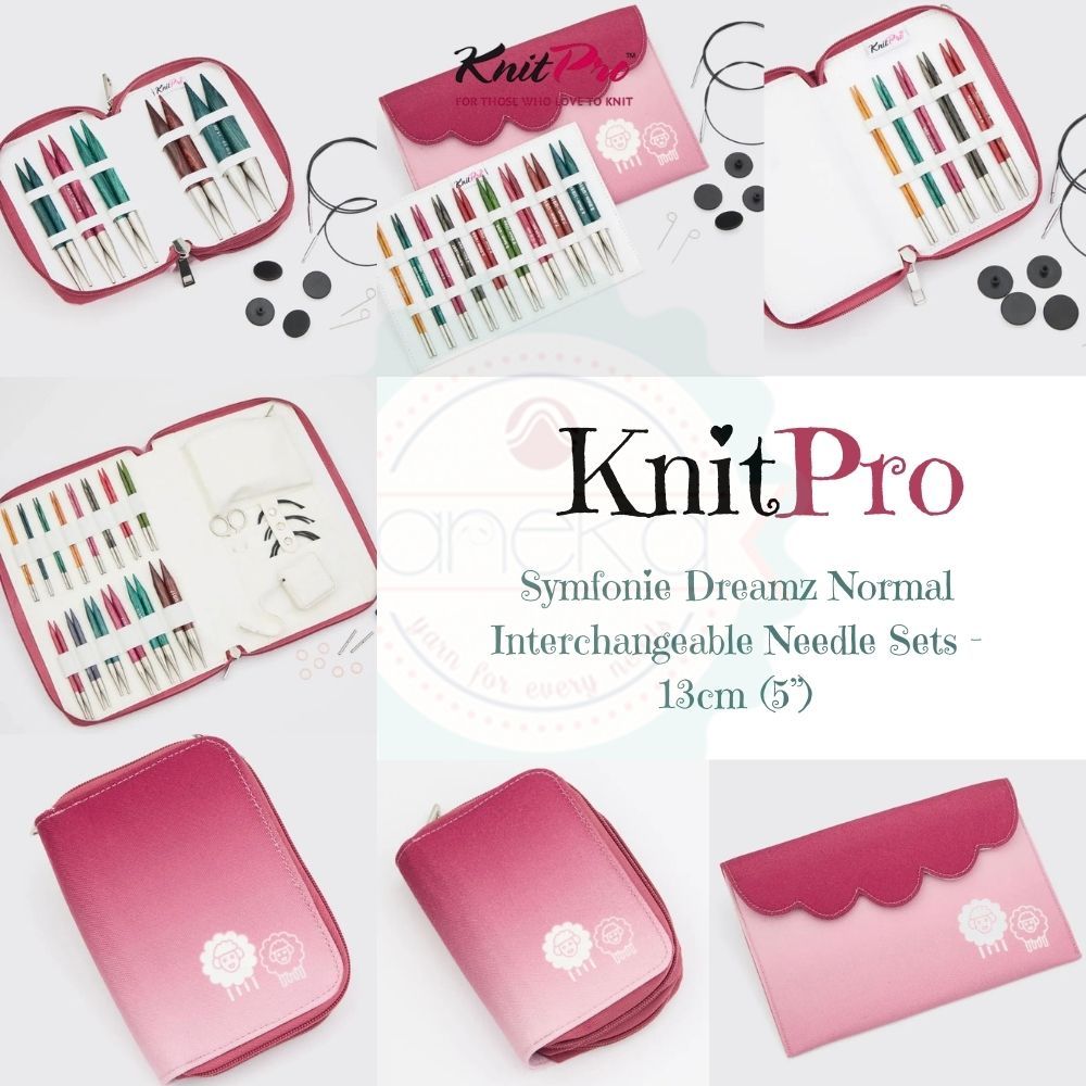 KnitPro - Symfonie Dreamz Normal Interchangeable Knitting Needle Sets - 13cm (5”)