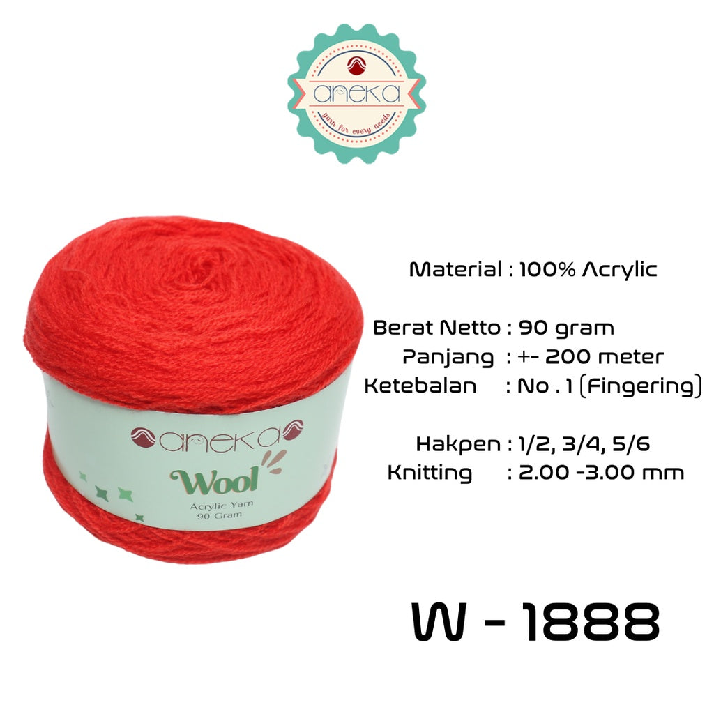 KATALOG - Benang Rajut Wool / Wol / Siet Yarn 90 gram - PART 1