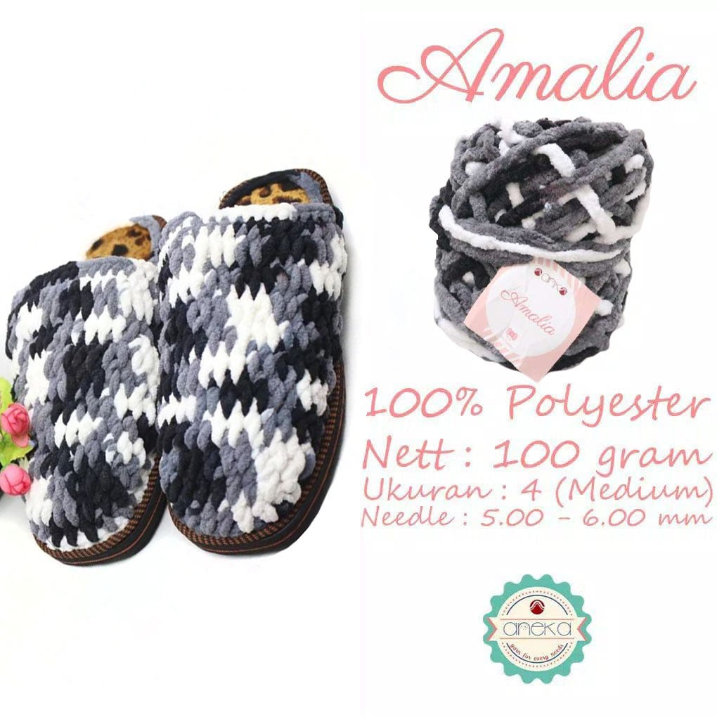 KATALOG - Benang Rajut Chenille Midi Amalia Yarn PART 2