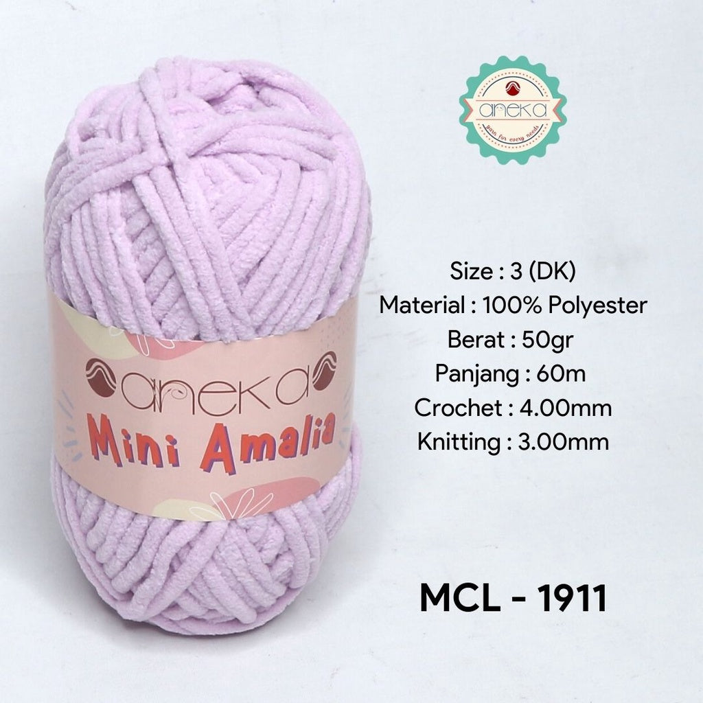 KATALOG - Benang Rajut Mini Amalia / Small Chenille Yarn